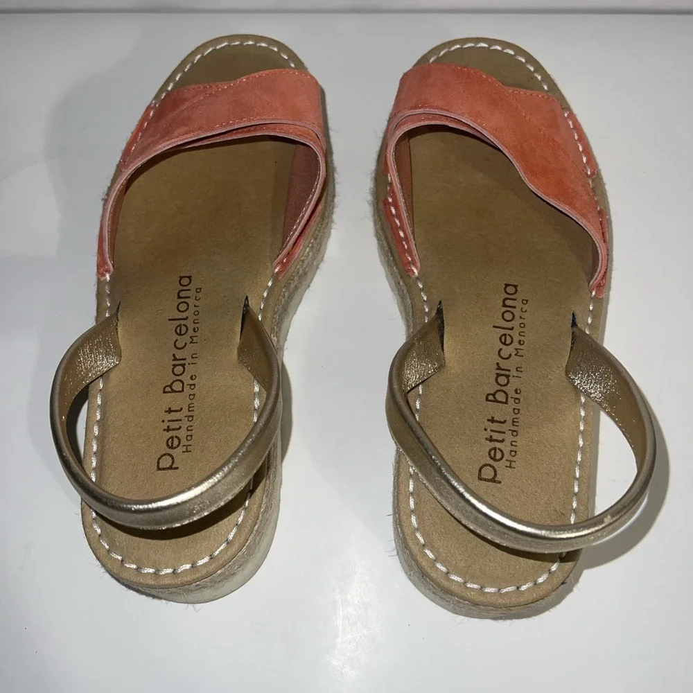 Boho Cocktail Party Summer Vacation Platform Heel Petit Barcelona 7.5